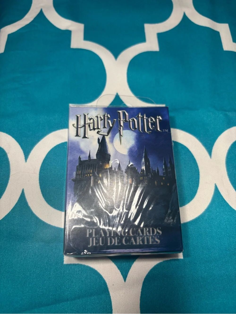 New Harry Potter Playing Cards - Blue Hogwarts Deck